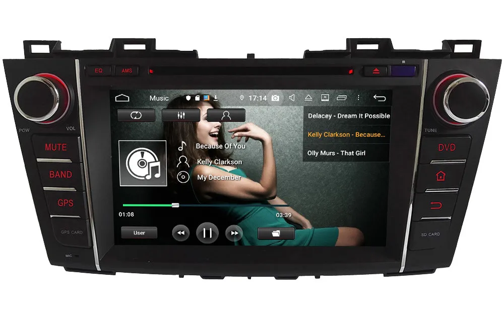 Flash Deal Klyde IPS 4G WIFI Android 9.0 Octa Core 4GB RAM 64GB ROM BT DSP Car DVD Multimedia Player Stereo For Mazda 5 Premacy 2009-2013 3