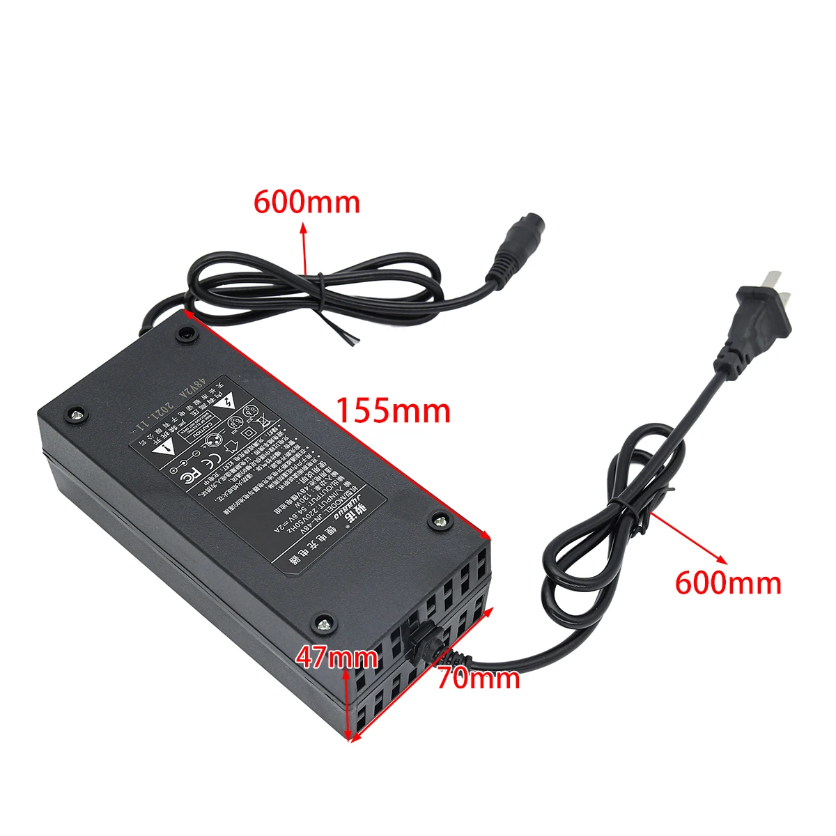 48v 2a Charger For 48v Li-ion Battery Charger Socket Connector For 48v 2a  Lithium Ebike Battery - Motorcycle Battery - AliExpress