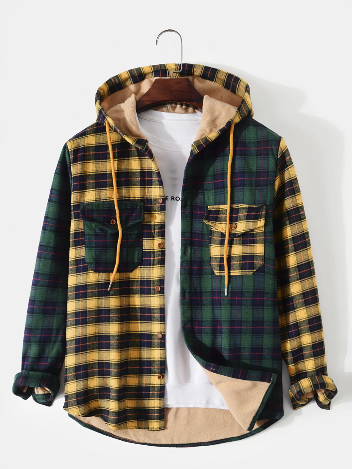 Loose Hooded Jacket|Casual Shirts 