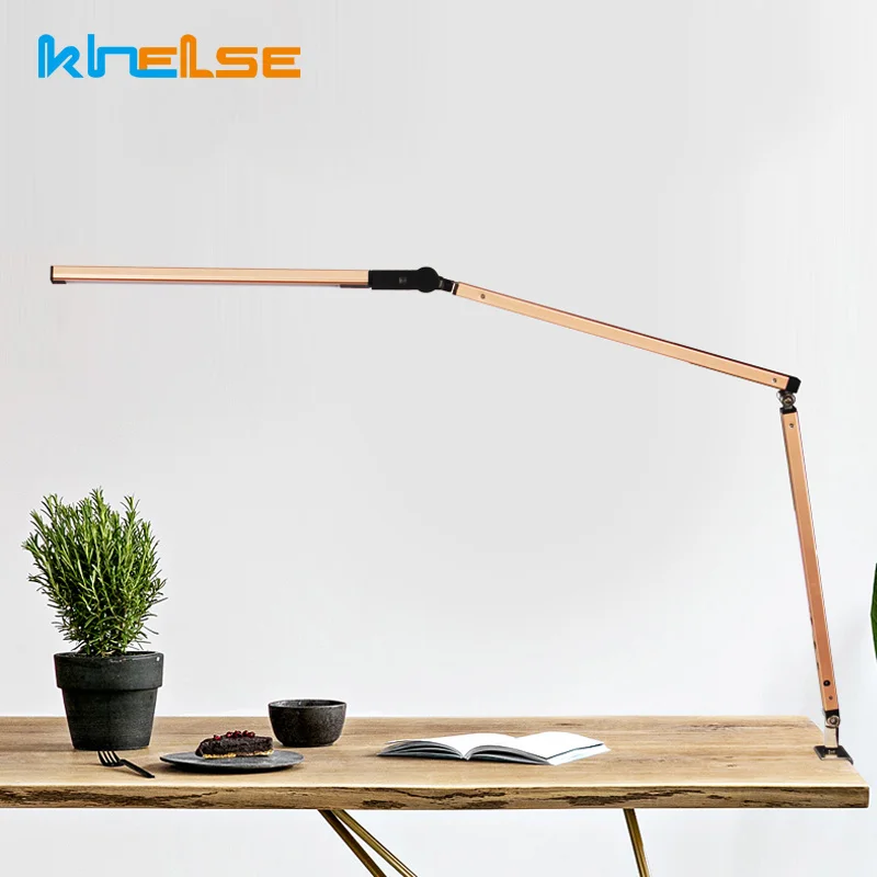 LED Piano Lamp Swing Arm Architect Lamp Flexible Clamp on Table Lights Classical Bedside Desk Light Dimmable Reading Study Lamp 4