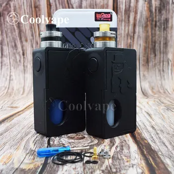 

Fogger Mechanical Squonk Box MOD with LA Dripper RDA 13ml Silicone Bottle 18650 battery Auto-adjusting vs Ontech RD Mech Mod