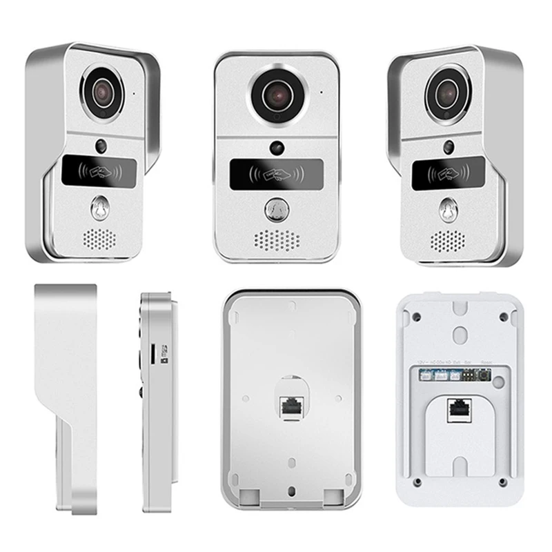 Full Duplex Audio Video Intercom Night Vision HD Smart Wireless Doorbell Camera Support Onvif PIR Alarm One Key WiFi Connection
