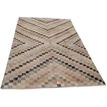 

138x201 Cm Multicolor Handmade Bohemian Rug-4x7 Ft
