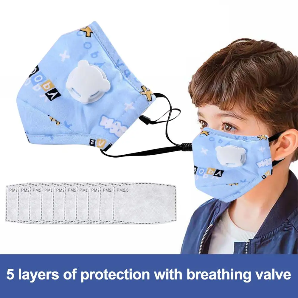 

PM2.5 Boy Girl Cotton Kid Smoke Mask Children's Mouth Mask Face Mask Pollution Mask Filter Mask and Filters New