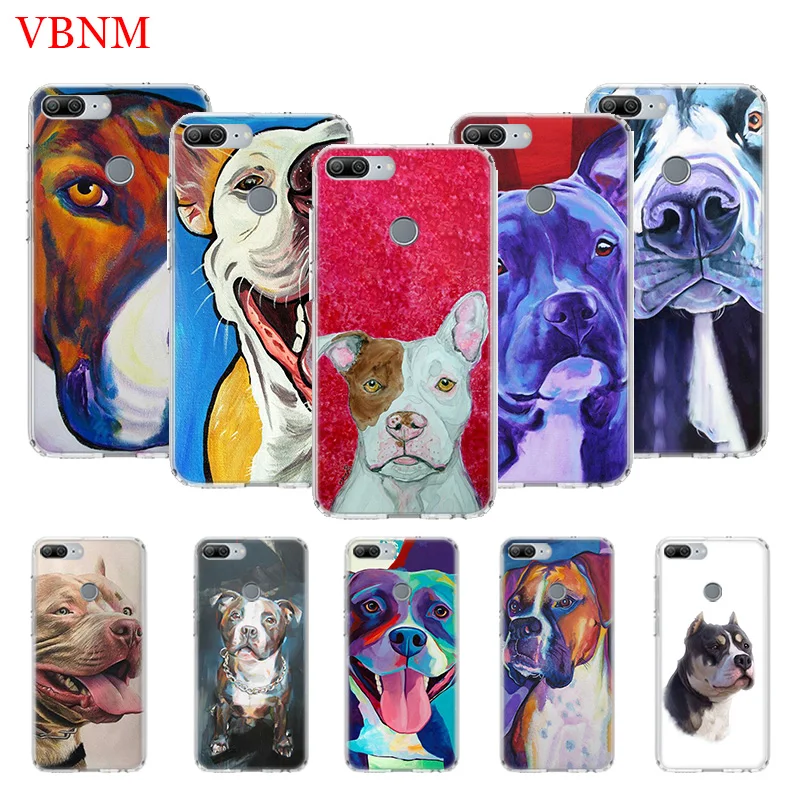 

PitBull Lovely Pet Dog Cover Phone Case for Huawei Y9 Y5 Y6 Y7 2019 Honor 8X 8S 7A 7S 9 10 Lite 8A 20i V20 Coque Cases