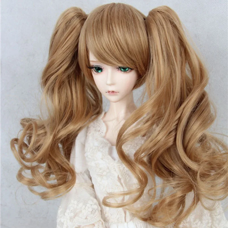 BJD кукла парик 1/3 1/4 Высокая температура волокна SD для малышки конский хвост куклы