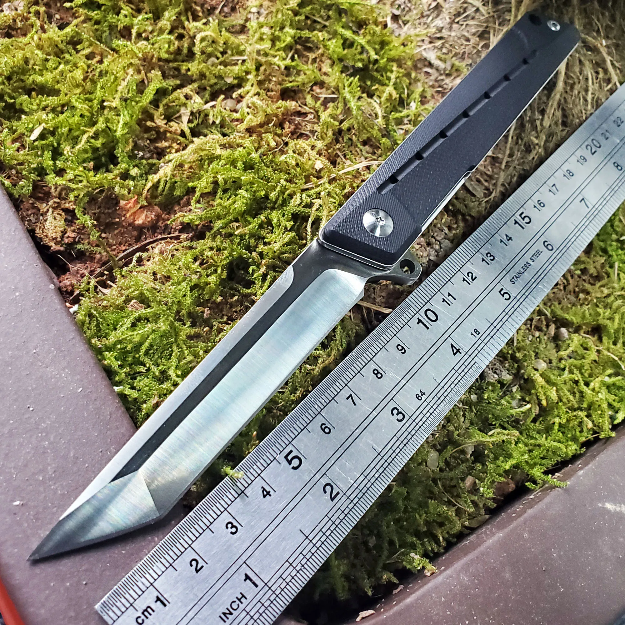 Günstig JSSQ Flash tanto Folding Messer D2 Klinge G10 Griff Taktisches Messer Outdoor Jagd Camping Kampf Armee Messer EDC Werkzeug