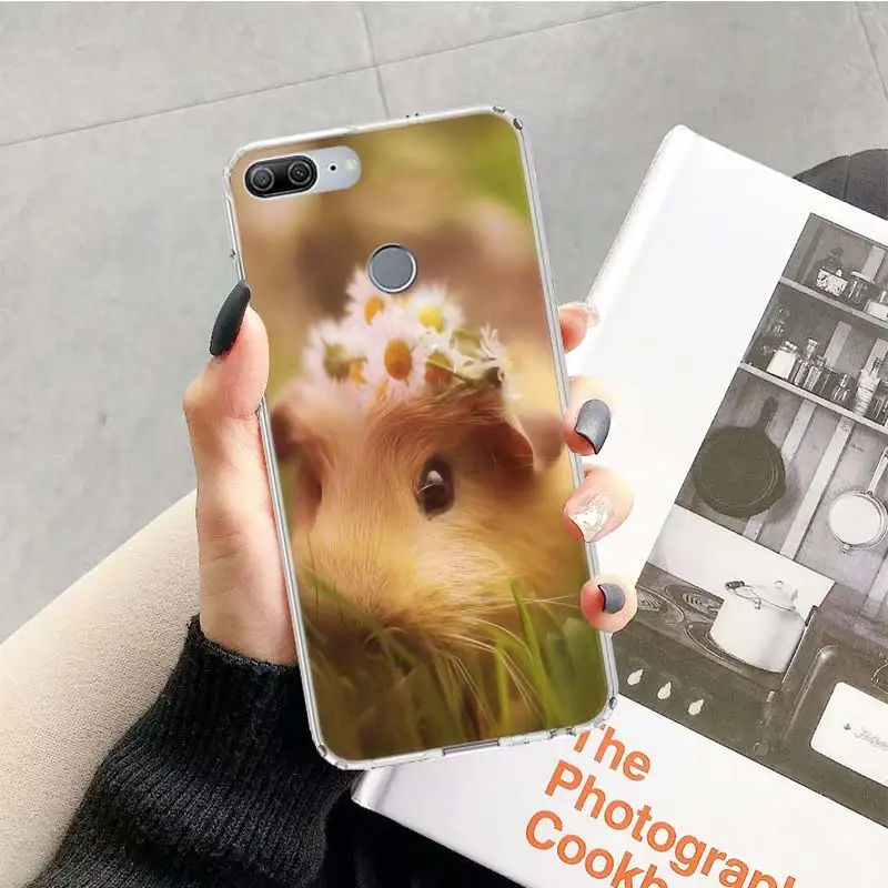 TR082-8 Гвинея чёрный футляр с рисунком поросёнка который животное синий чехол для huawei Honor 9 10 20 Lite рro 9X 8X 8A 8C фотоаппаратов моментальной печати 7S 7A 7C Y5 Y6 Y7 Y9 мягкий чехол для мобильного телефона c Co - Цвет: TR082-8
