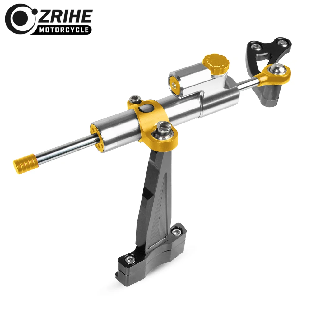 Для HONDA CB650F- Мотор велосипед амортизатор рулевого механизма мотоцикла стабилизатор рулевого управления принадлежности амортизатора комплект кронштейнов