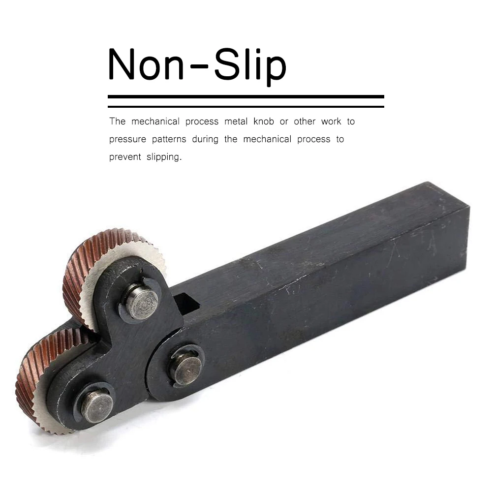 7pcs Dual Wheel Knurling Tool Set Wheel Linear Pitch Knurl Kit Lathe Cutter Knurling lathe Set gear hob cutter knurling tool set