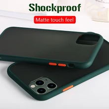 Ударопрочный гибридный жесткий защитный чехол для iphone 11 Pro Max Роскошный прозрачный матовый чехол для iphone 11 Pro Max задняя крышка чехол s