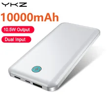 YKZ batterie d'alimentation 10000Mah LED Type d'affichage C USB Portable Charge rapide 3.0 4.0 Powerbank pour iPhone pour Xiaomi Huawei Samsung téléphone