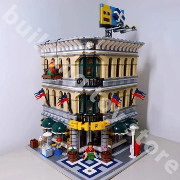 

2182PCS Grand Emporium Modular Advanced model architecture building block children classic department store toy 10211