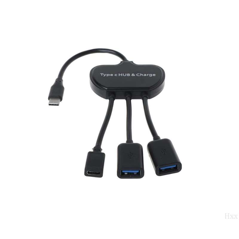 Кабель type-C 3 в 1 USB C OTG кабель хоста ремень для втулки адаптер разветвитель