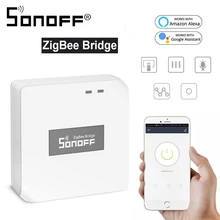 Sonoff zigbee ponte hub interruptor inteligente casa diy temporizador inteligente casa assistente de controle voz trabalho com alexa e google casa