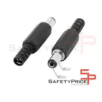 

5x power Connector Male DC Jack 5,5mm x 2,5mm air welding
