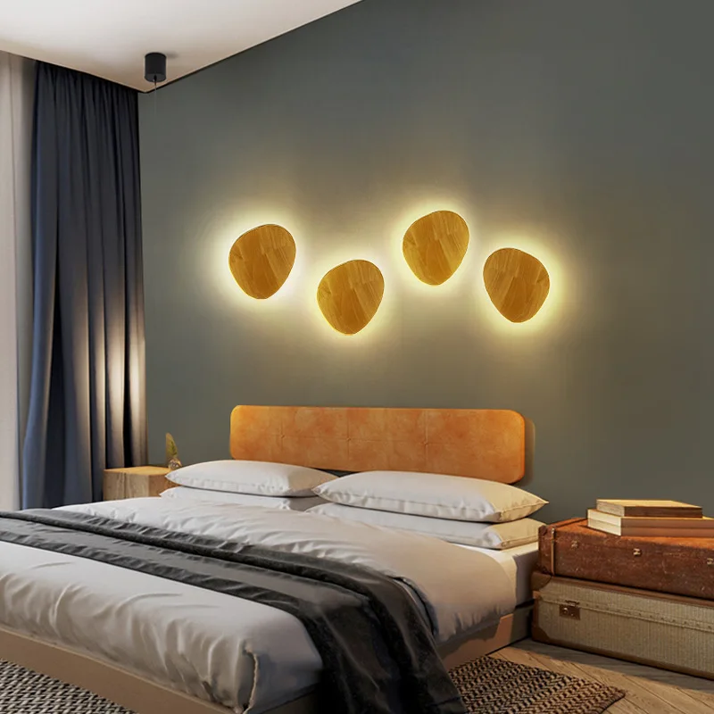 Wooden Wall Sconce LED Indirect Lights Wall Lamps (Indoor)