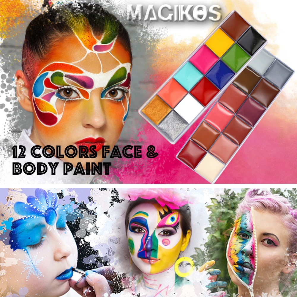 Oil Based Face Body Painting Palette ciudaddelmaizslp.gob.mx