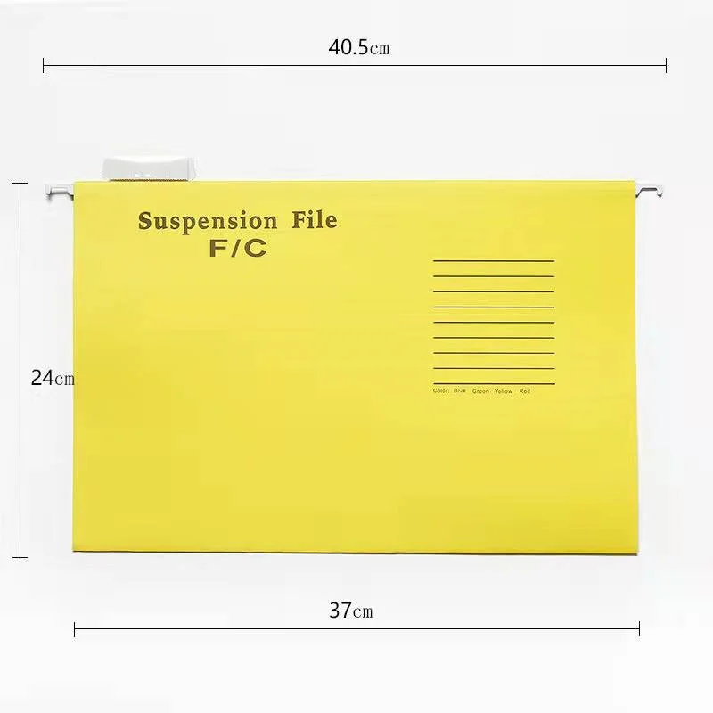 10pcs FC Hanging Folders Assorted Colors Extra Capacity Reinforced Hang Folders Expanding Filing Office School Supplies
