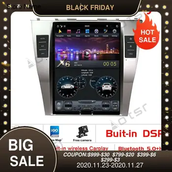 

Android 9.0 PX6 Tesla style Car GPS Navigation For TOYOTA CAMRY 2007-2011 stereo multimedia player radio tape recorder head unit