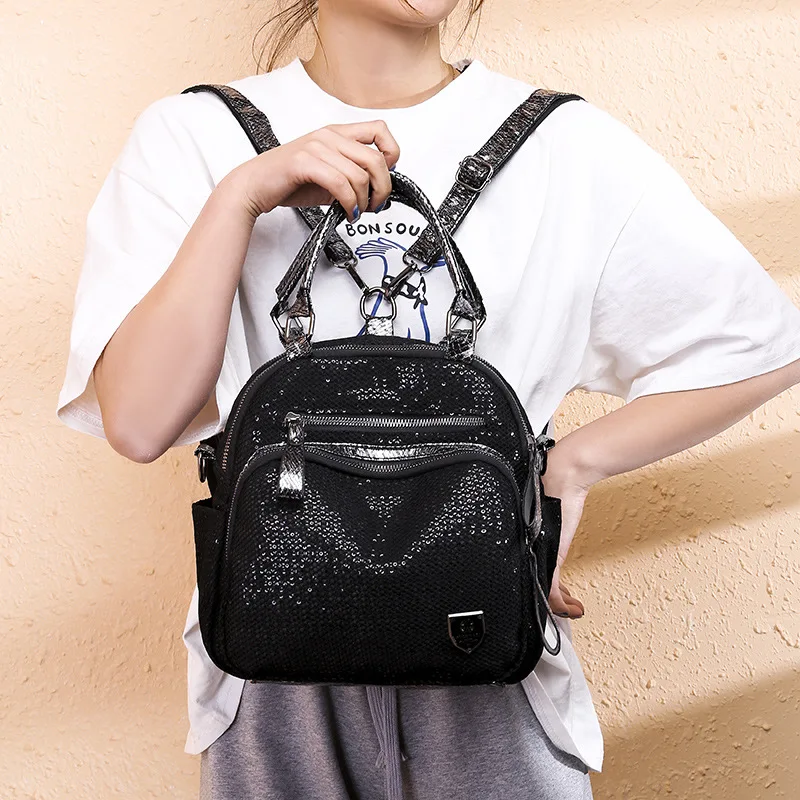

Backpack Women's 2019 New Style Fashion Korean-style Versatile Casual Multi-functional Single-shoulder Bag Fashion Waterproof Ba
