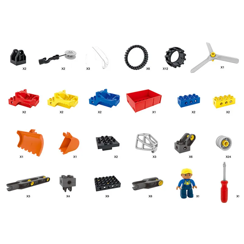 

Qun long 1504 Large Particles Engineering Science And Technology Set Made in China 45002 Education Equipment Children Assembled