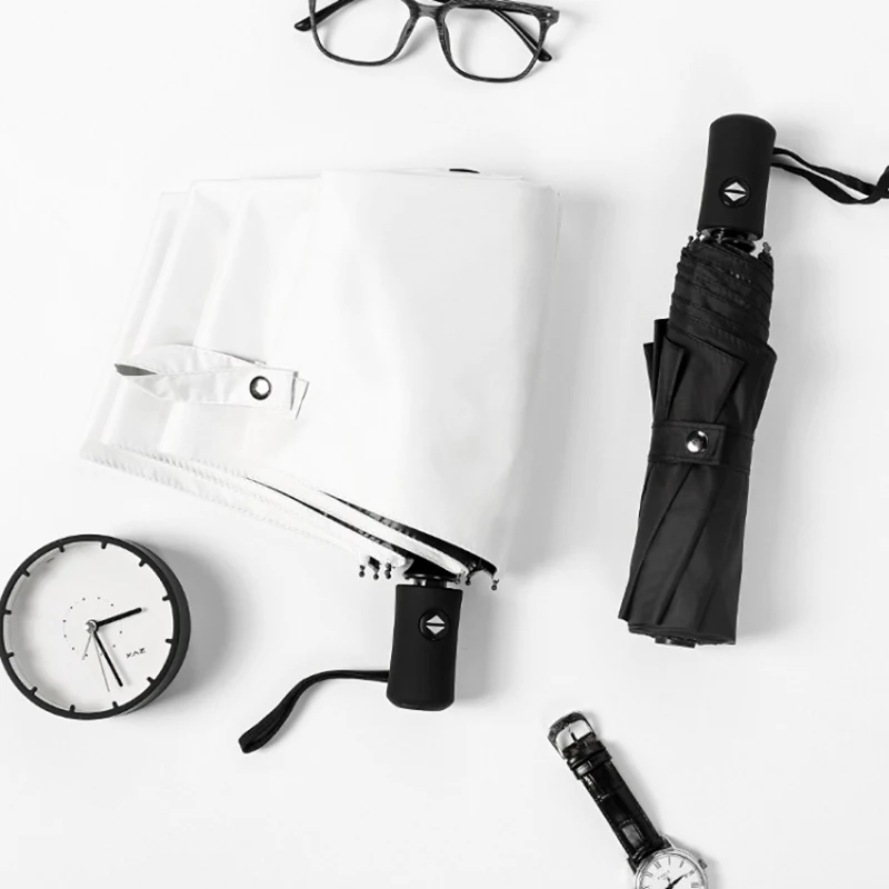 Automatic Umbrella Three-fold Strong Wind Resistant Women