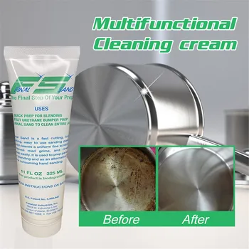

500ml Cleaner matte paste One Suitable For Metal Scrubbing And Rust Removing Remove stains Kitchen Oil Kitchen Cleaning