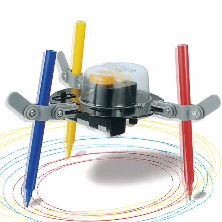 

Teenager Children'S Educational Assembled DIY Toy Creative Power Machine Series Graffiti Painted Robot Cross Border