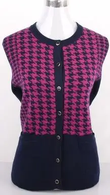 rose ppl dk blue Кашемировый жаккард толстый вязаный женский плед, кардиган свитер пальто низкий Oneck большой размер M-6XL оптом и в розницу - Цвет: rose ppl dk blue