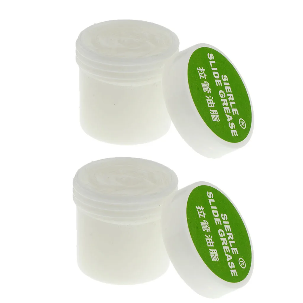 

2 Pieces Brass Instrument Trombone Lubricant Slide Fat Good Performance
