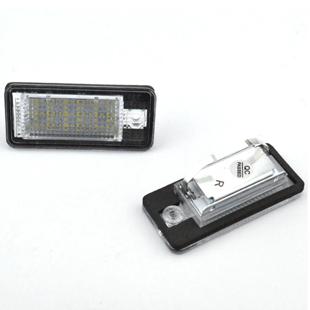 2 шт. Led номерной знак Светильник лампы ошибок лампа для Audi A4 A5 A6 C6 A3 S3 S4 S5 B6 B7 S6 A8 S8 Rs4
