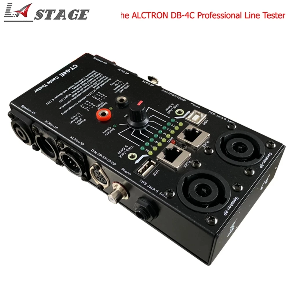 

Cable Tracker The ALCTRON DB-4C Professional Line Tester Line Finder Tester for All Types Of Audio Cables
