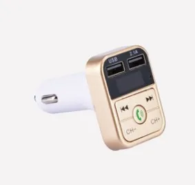 Новое USB зарядное устройство, автомобильный fm-передатчик, беспроводной радио адаптер, двойное USB зарядное устройство, Bluetooth, Mp3 плеер, поддержка громкой связи, вызов