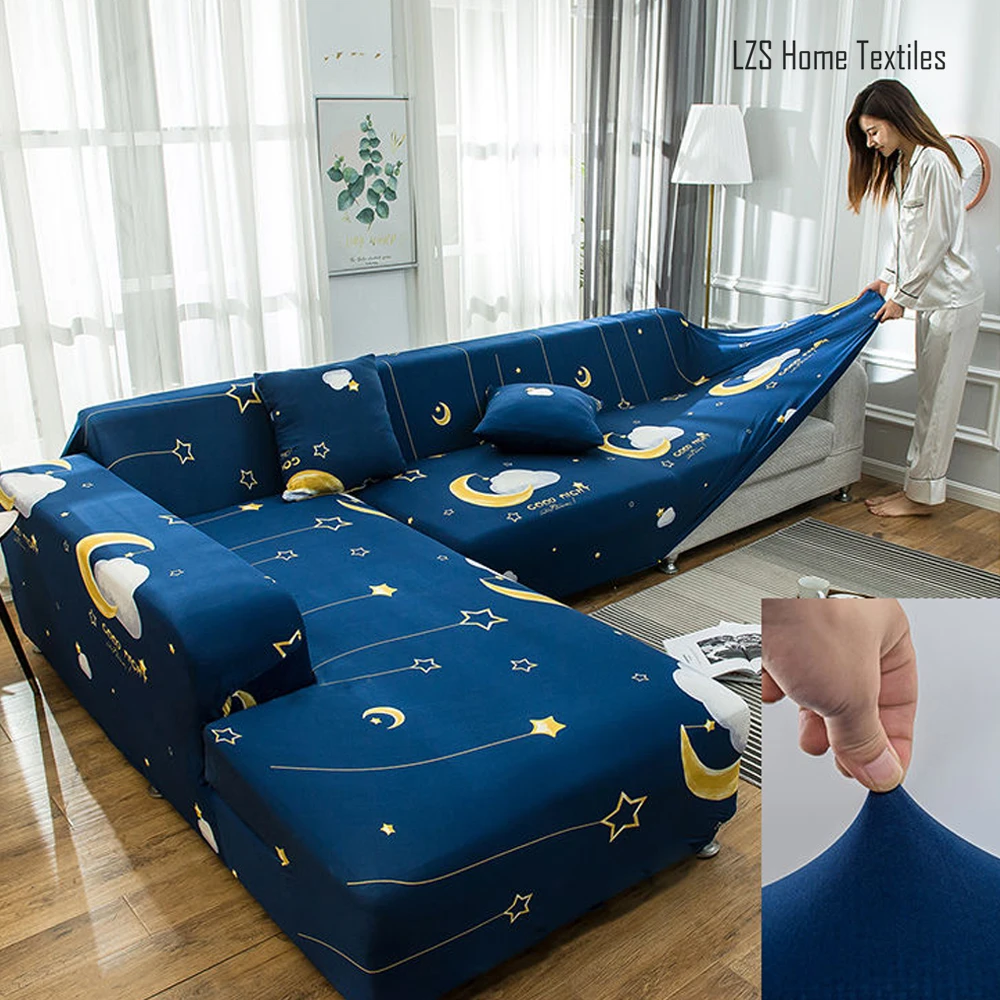 

Sofa Cover for Living Room Stretch Printed Sofa Slipcover L shape Corner Sofa Covers funda sofa Elastic Couch Cover 1/2/3/4-seat