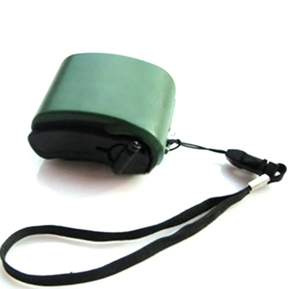 Green Мини ручной USB радио фонарик зарядное устройство для сотового телефона портативный ручной аварийный генератор зарядное устройство для путешествий на открытом воздухе - Color: Green