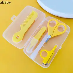 Baby Item Manicure Set Beauty Grooming Healthcare Kit Infant Nail Care Newborn Nail Clippers Scissors Toiletry Bag Accessories