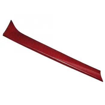 

Car Center Console Panel Frame Decor Cover Red Carbon Fiber Fit for Alfa Romeo Giulia 2017-2018