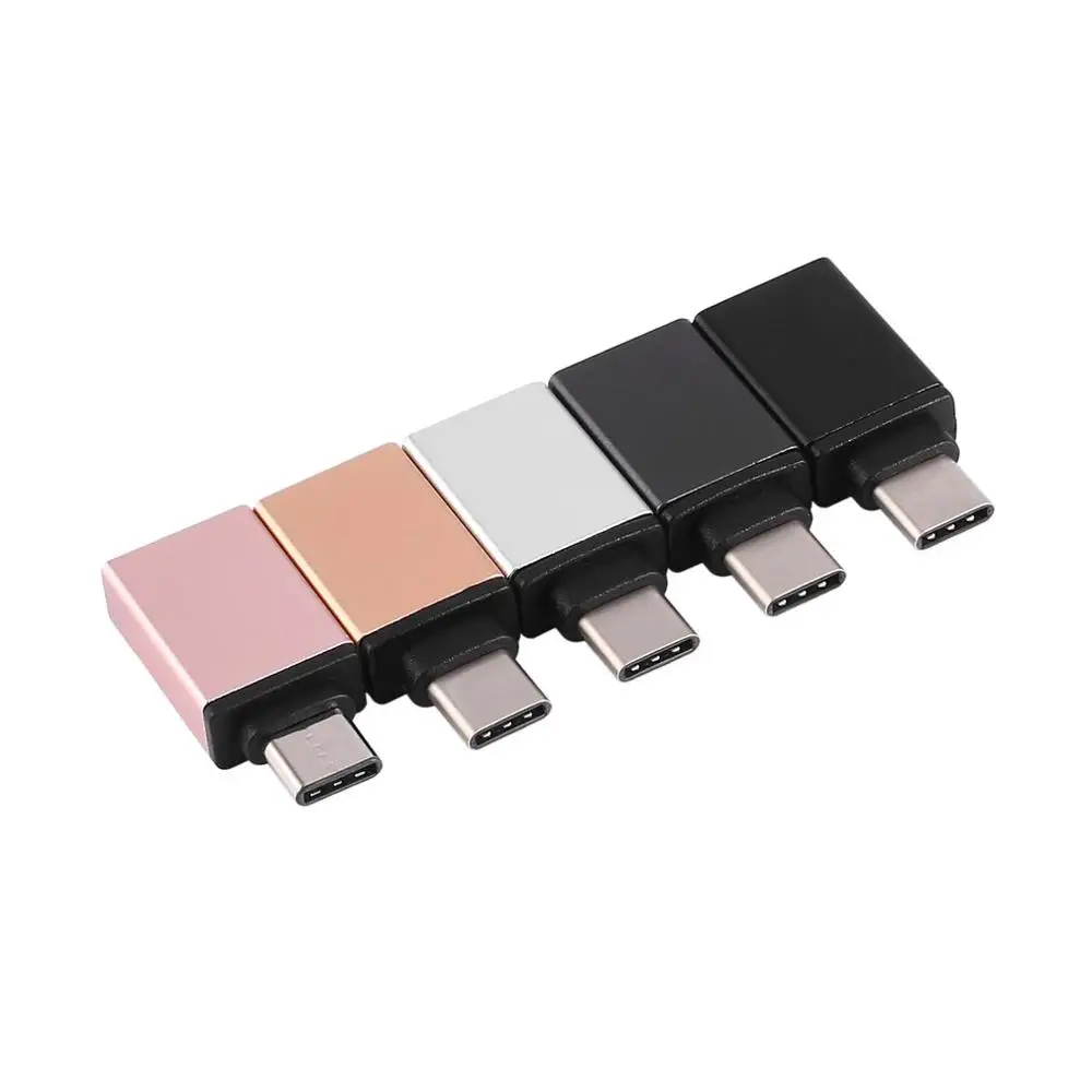 3 шт. Портативный USB 3,1 type-C штекер USB 3,0 A Женский конвертер USB кабель адаптер прочный корпус из алюминиевого сплава ультра светильник