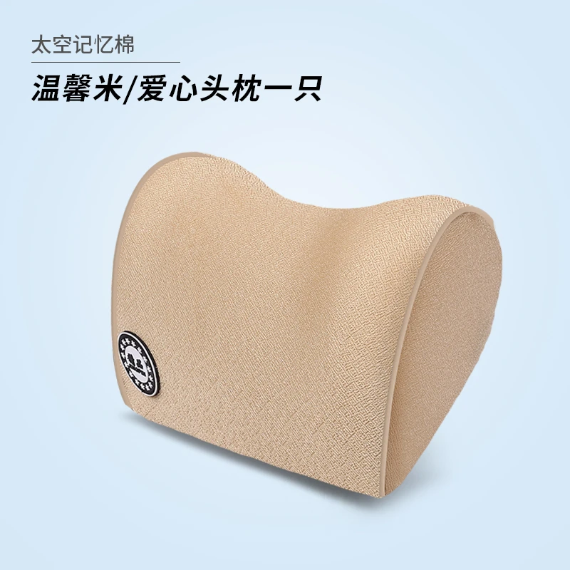 Автомобильный хлопковый подголовник с эффектом памяти, подушка для шеи, поясная подушка, сшитая вручную машина для Mercedes Benz W203 c-класс 2001-2007 - Цвет: BDS-SC4SJYMTZYK