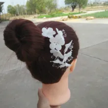 LALAVARA, на заказ, резина, груша, цветущая палочка, шпильки для волос, для свадьбы, для женщин, булочка, updo, аксессуары для волос, Китайская традиционная канзаши