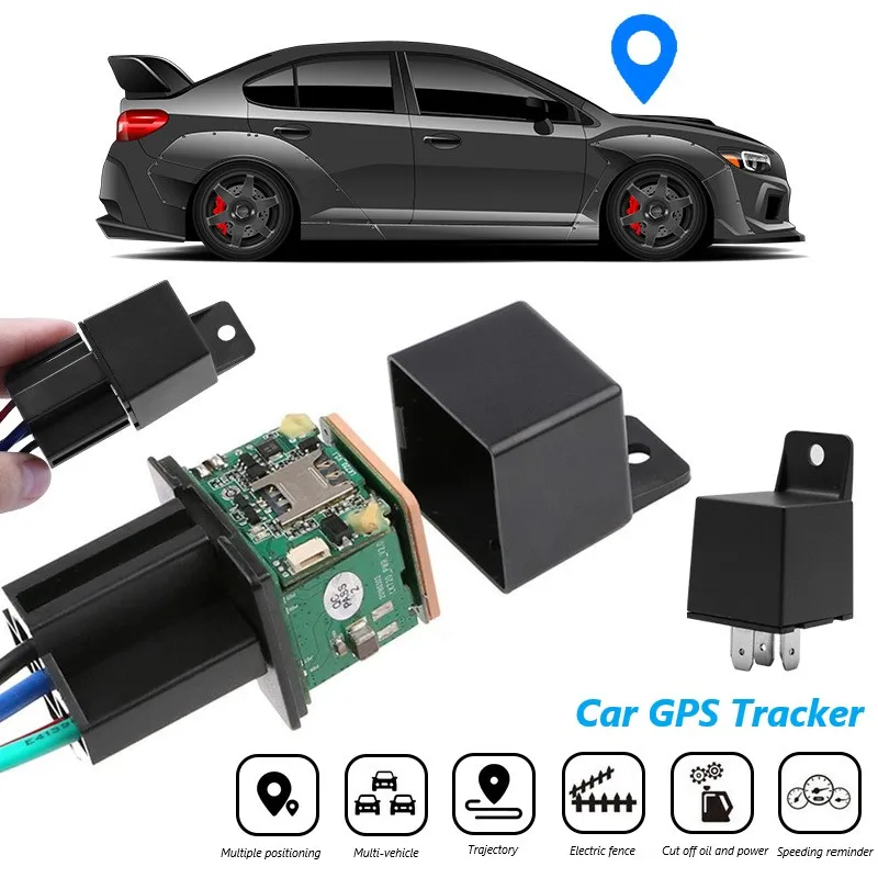 Car Motorcycles Relay GPS Tracker Recording Tracking Device Hide