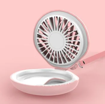 

Mini USB Fan Portable LED Light Mini Fan Air Cooler Two Winds Fan USB Mirror Mini Air Cooler