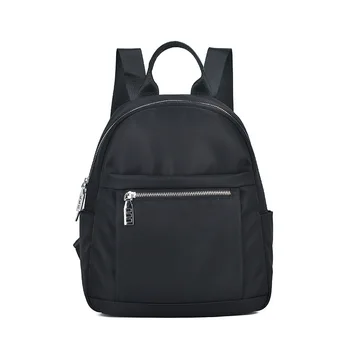 

New Arrive 2020 Women's Nylon Backpack High Quality Waterproof Backpack School Bags For Teenage Girls Casual Black Backpack