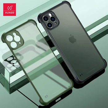 

XUNDD Phone Case For iPhone 11 Case Shockproof Unframed Borderless Cover Protective Cover For iPhone 11 Pro Max Case Phone Strap