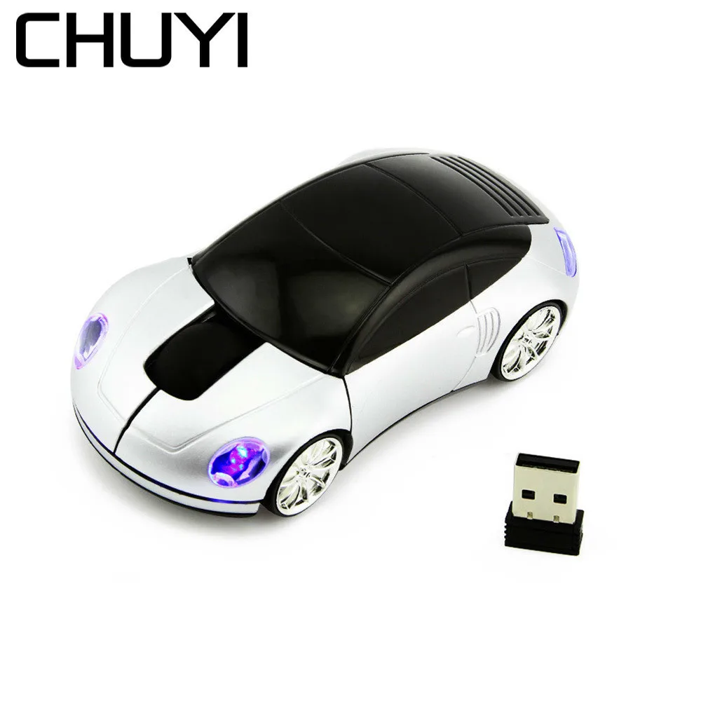 2.4G Wireless Mouse Mini Car Design 3D Ergonomic Mause 1600 DPI USB