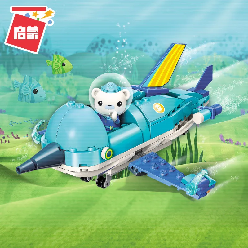 

Octonauts Building Block GUP-R Sailfish Vehicle & Barnacles 116pcs Educational Bricks Legoingly Toy For Boy Gift