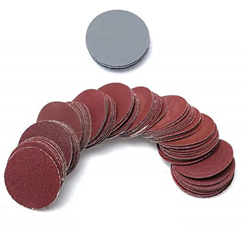 30pcs 100mm 4 inch Hook Loop Sanding paper 320 400 600 800 1000 1500 Grit Sander Disc Sanding Polishing Pad for polish machine ► Photo 3/4