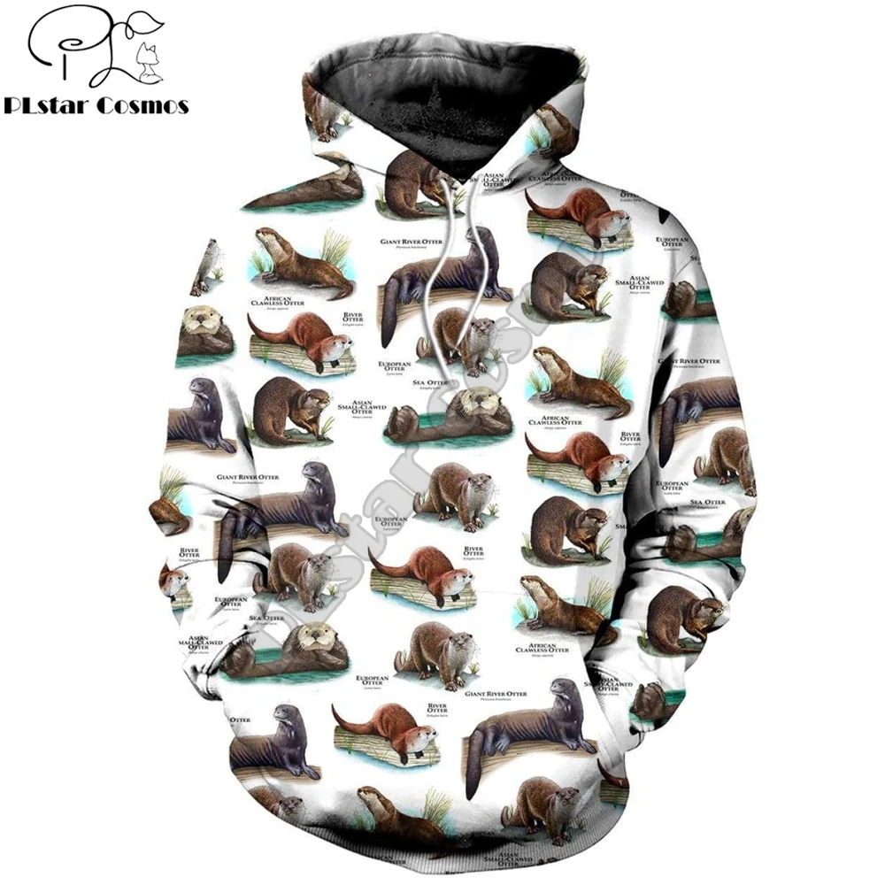 2019 New Fashion Mens hoodies 3D All Over Printed Otters Of The World Shirts and Sweatshirt Harajuku streetwear sudadera hombre 2019 New Fashion Mens hoodies 3D All Over Printed Otters Of The World Shirts and Sweatshirt Harajuku streetwear sudadera hombre