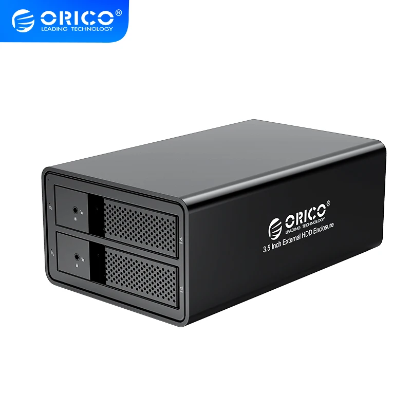 ORICO 95 Series 2 bay 3 5 ''USB3.0 на SATA с док станцией RAID HDD алюминиевый корпус для жесткого